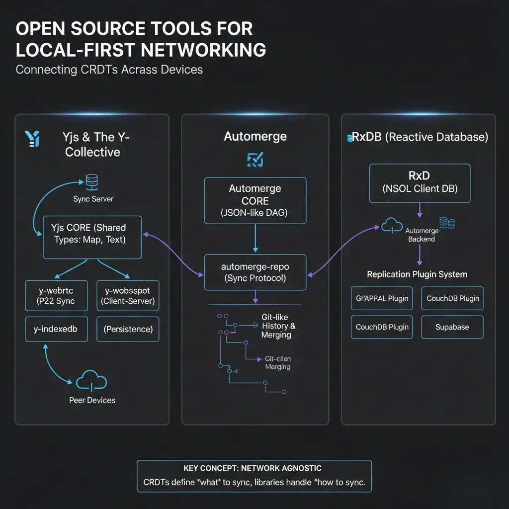 Open-source networking tools for local-first sync